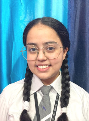 St. Mark's Sr. Sec. School, Meera Bagh - Unnati Miglani - Second Topper in Science : 2021-2022