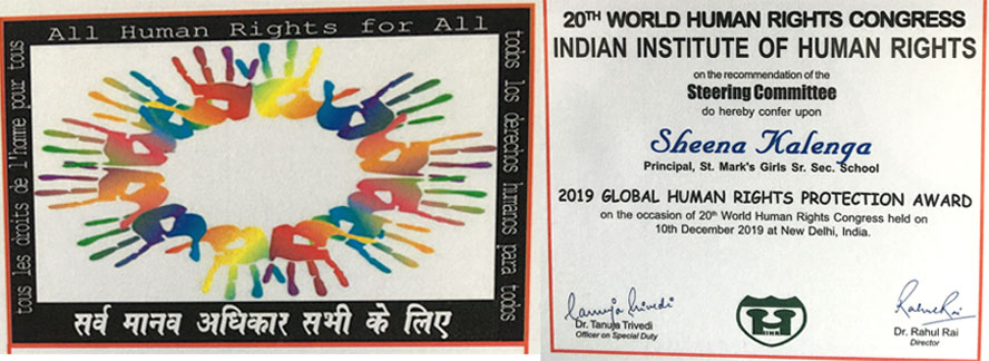 SMS Girls School - 2019 Global Human Rights Protection Award : Click to Enlarge