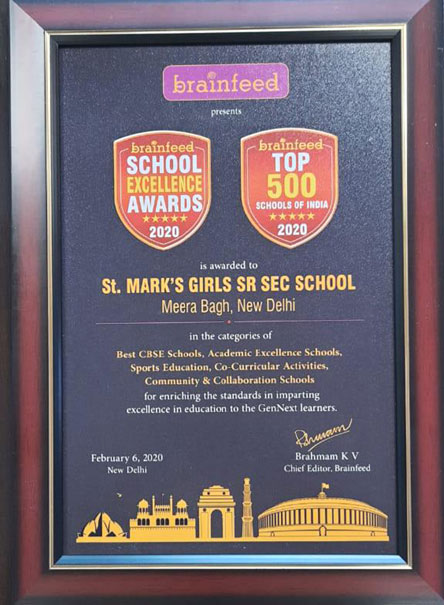 SMS Girls School - SMGS Award : Click to Enlarge