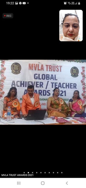 SMS Girls School - Global Achiever Role Model Award 2021 : Click to Enlarge