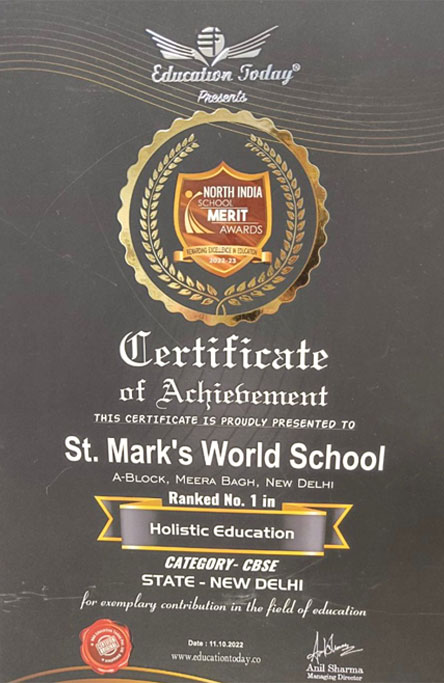 SMS World School - Best School in Holistic Education : Click to Enlarge