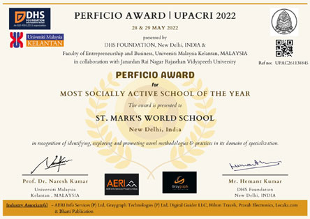 SMS World School - Perficio Award : Click to Enlarge