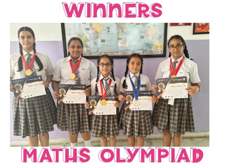 SMS World School - Winners of Silver zone Olympiads : Click to Enlarge