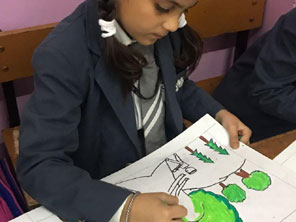 SMS, Girls School - Camlin Art Contest : Click to Enlarge