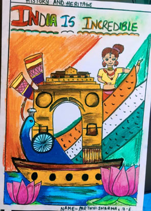 SMS, Girls School - Art Competition for Classes 6-8 : Click to Enlarge