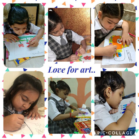 SMS, Girls School - Art Competition : Click to Enlarge