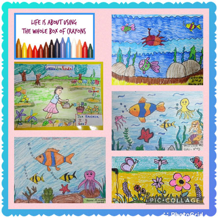 SMS, Girls School - Art Competition for Classes 1 to 5 : Click to Enlarge