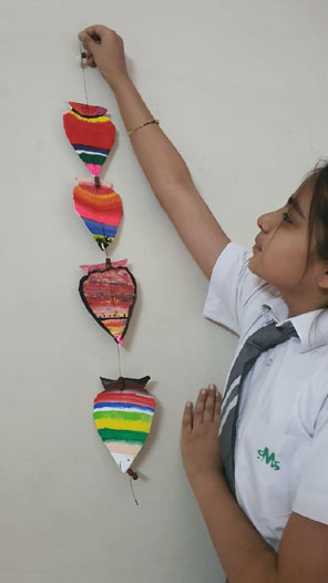 SMS, Girls School - Craft Activity for Class VIII : Click to Enlarge