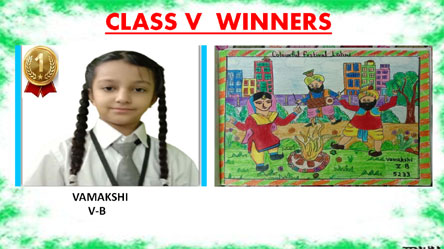 SMS, Girls School - Art Competition Winners for Classes 4 and 5 : Click to Enlarge
