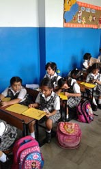 St. Mark's Girls School, Meera Bagh - Book Week Class 1 Activity : Click to Enlarge