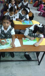 St. Mark's Girls School, Meera Bagh - Book Week Class 1 Activity : Click to Enlarge