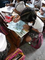 St. Mark's Girls School, Meera Bagh - Book Week - Class IV Library Mascot Making Activity : Click to Enlarge