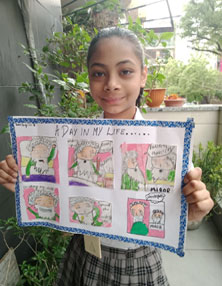 St. Mark's Girls School, Meera Bagh - Book Day Activity : Click to Enlarge