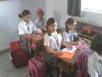 SMS Girls School - Grand Parent Day Celebrations - Class III - Card Making : Click to Enlarge