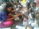 SMS Girls School - Grand Parent Day Celebrations - Seedling Class - Card Making : Click to Enlarge