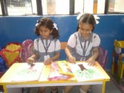 SMS Girls School - Grand Parent Day Celebrations - Sapling Class - Card Making : Click to Enlarge