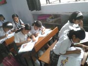 SMS Girls School, Meera Bagh - Hindi Week - Sulekh Pratiyogita Class III : Click to Enlarge