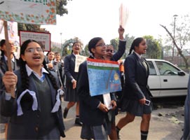 SMS Girls School, Meera Bagh - Martyr’s Day Celebrations 30 Jan. 2013 : Click to Enlarge