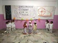 St. Mark's Girls School - Gandhi Jayanti Celebrations by Seedling : Click to Enlarge