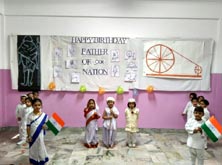 St. Mark's Girls School - Gandhi Jayanti Celebrations by Seedling : Click to Enlarge