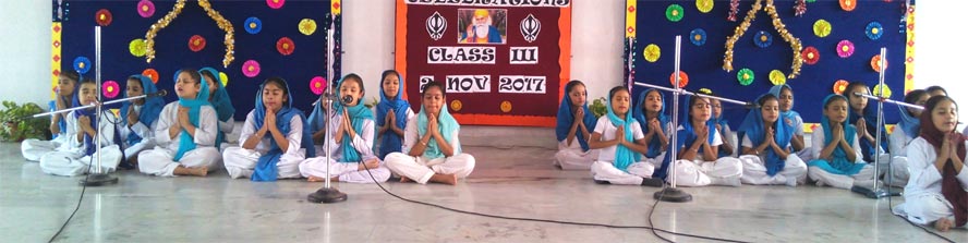 St. Mark's Girls School - Gurupurab Celebrations : Click to Enlarge