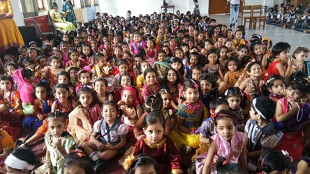 SMS, Girls School - Krishna Janmashtami Celebrations : Click to Enlarge