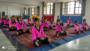 St. Mark's Girls School - International Yoga Day Celebrations : Click to Enlarge