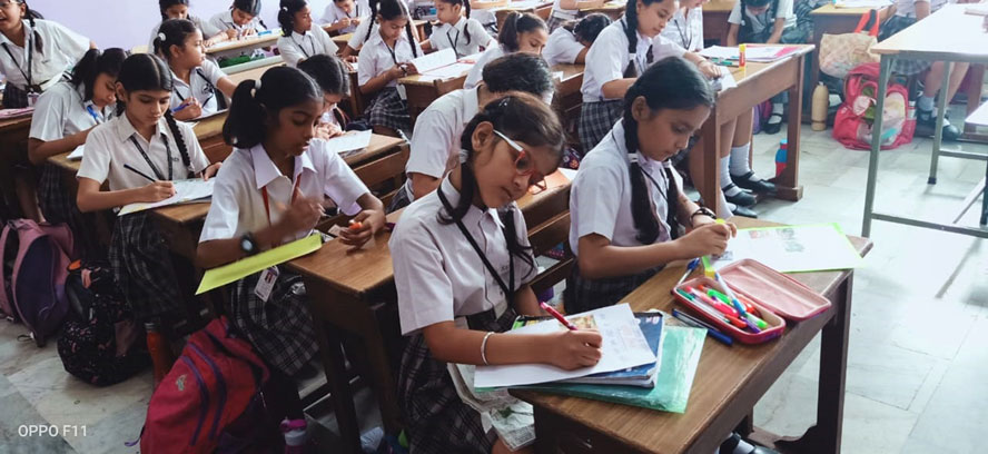 St. Mark's Girls School - Hindi Diwas Celebrations : Click to Enlarge