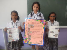 St. Mark's Girls School - Hindi Diwas Celebrations : Click to Enlarge