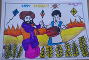 St. Mark's Girls School - Baisakhi Celebrations : Juniors : Click to Enlarge