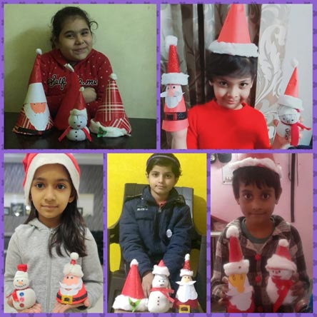 St. Mark's Girls School, Meera Bagh - Christmas Celebrations Activity by Class II Students : Click to Enlarge