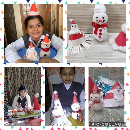 St. Mark's Girls School, Meera Bagh - Christmas Celebrations Activity by Class II Students : Click to Enlarge
