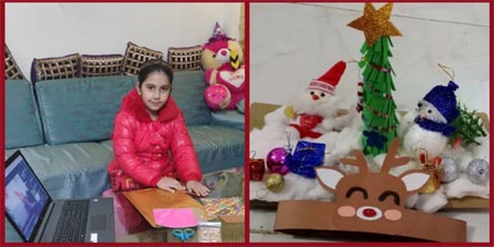 St. Mark's Girls School, Meera Bagh - Christmas Celebrations Activity by Class III Students : Click to Enlarge