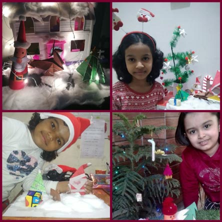 St. Mark's Girls School, Meera Bagh - Christmas Celebrations Activity by Class III Students : Click to Enlarge