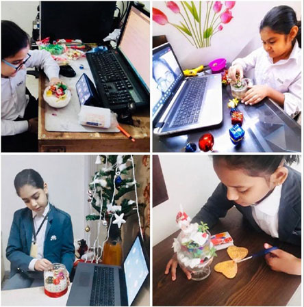 St. Mark's Girls School, Meera Bagh - Christmas Celebrations Activity by Class IV Students : Click to Enlarge