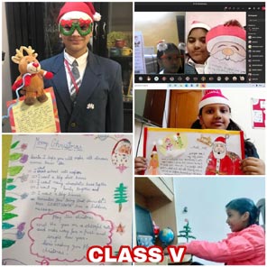St. Mark's Girls School, Meera Bagh - Christmas Celebrations Activity by Class V Students : Click to Enlarge