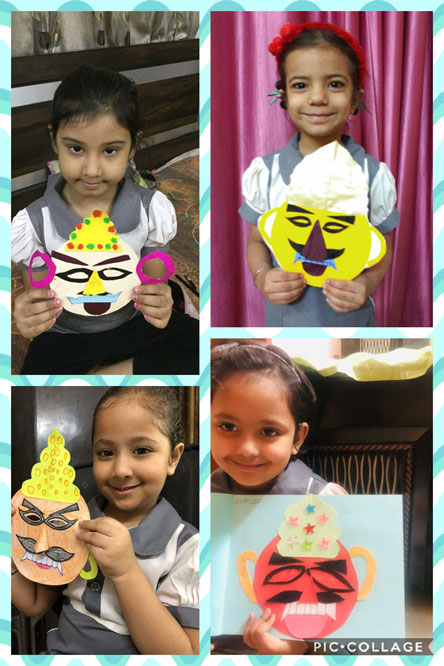 St. Mark's Girls School, Meera Bagh - Dussehra Celebrations by Class Sapling : Click to Enlarge