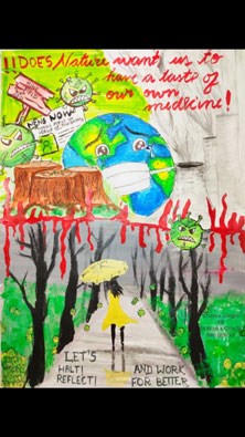 St. Mark's Girls School - Earth Day Celebrations by Class X Students : Click to Enlarge