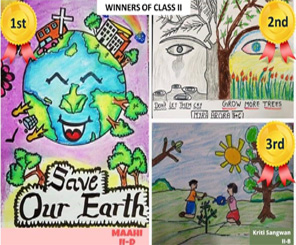 St. Mark's Girls School - World Environment Day Celebrations : Painting Competition for Classes I to III : Click to Enlarge