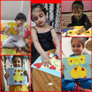 St. Mark's Girls School, Meera Bagh - Ganesh Chaturthi Celebrations for Class Seedling B : Click to Enlarge
