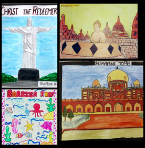 St. Mark's Girls School - World Heritage day Celebrations : Click to Enlarge