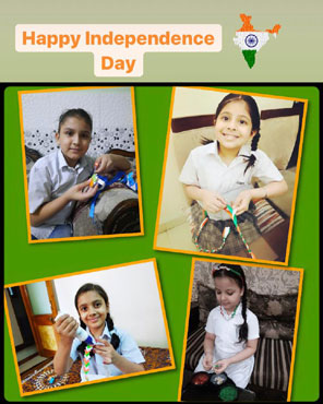 St. Mark's Girls School, Meera Bagh - Independence Day Celebrations by Class IV : Click to Enlarge