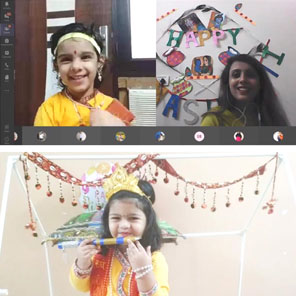 St. Mark's Girls School, Meera Bagh - Janmashtami Celebrations : Click to Enlarge