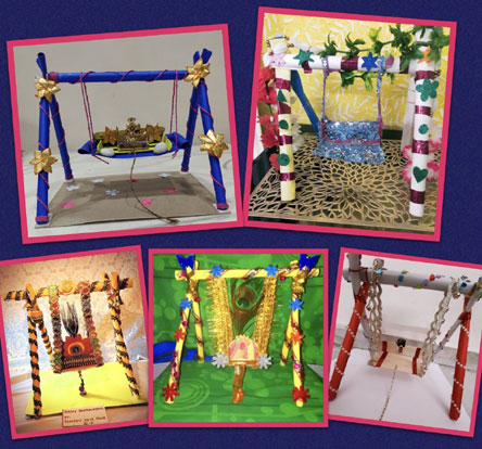 St. Mark's Girls School, Meera Bagh - Janmashtami Celebrations by Class III : Click to Enlarge