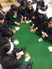 St. Mark's Girls School - Seedling Republic Day Activity : Click to Enlarge