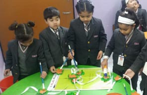 St. Mark's Girls School - Republic Day Activity by Class Sapling : Click to Enlarge