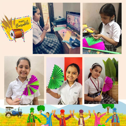 St. Mark's Girls School, Meera Bagh - Baisakhi Celebrations by Classes 3 and 4 : Click to Enlarge