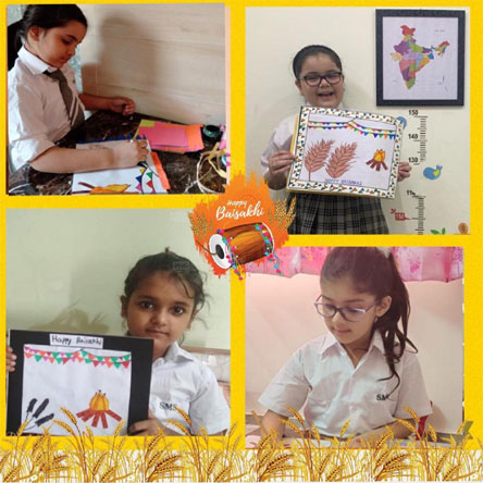 St. Mark's Girls School, Meera Bagh - Baisakhi Celebrations by Classes 3 and 4 : Click to Enlarge
