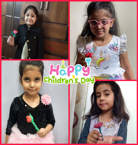 St. Mark's World School, Meera Bagh - Childrens Day Activity by Class Sapling : Click to Enlarge