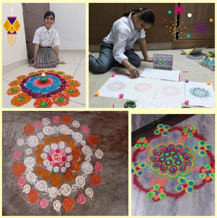 St. Mark's World School, Meera Bagh - Diwali Activity by Class 4 : Click to Enlarge